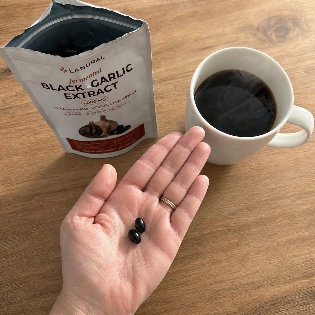 Woman enjoying morning coffee