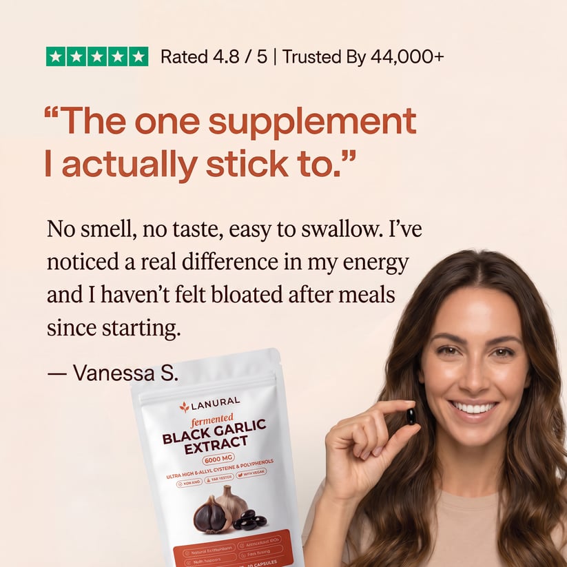 Lanural Fermented Black Garlic — benefits