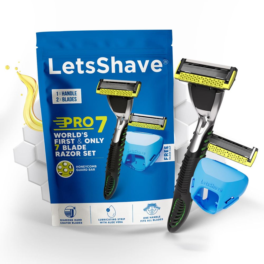 Pro 7 Max : The World's First 7 Blades Razor