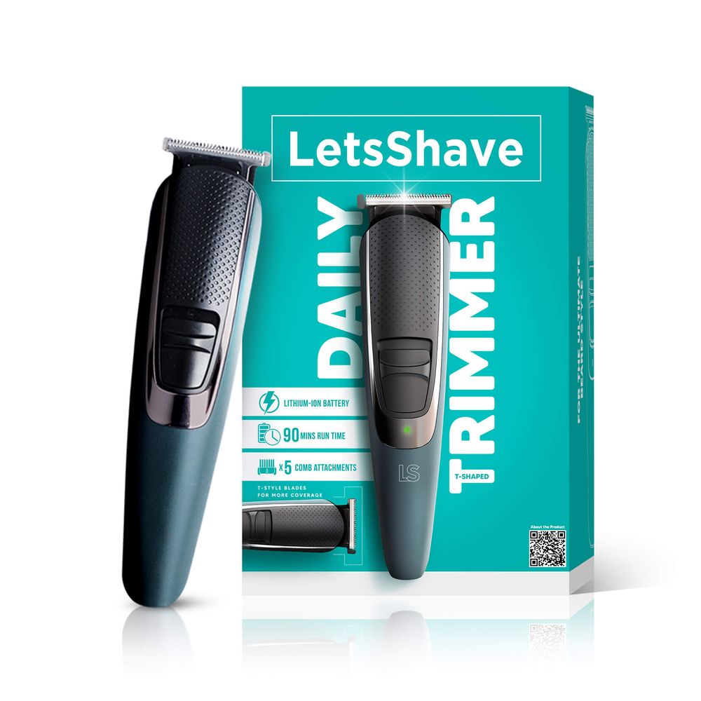 Daily Beard T-Shaped Trimmer with 6 Guide Combs
