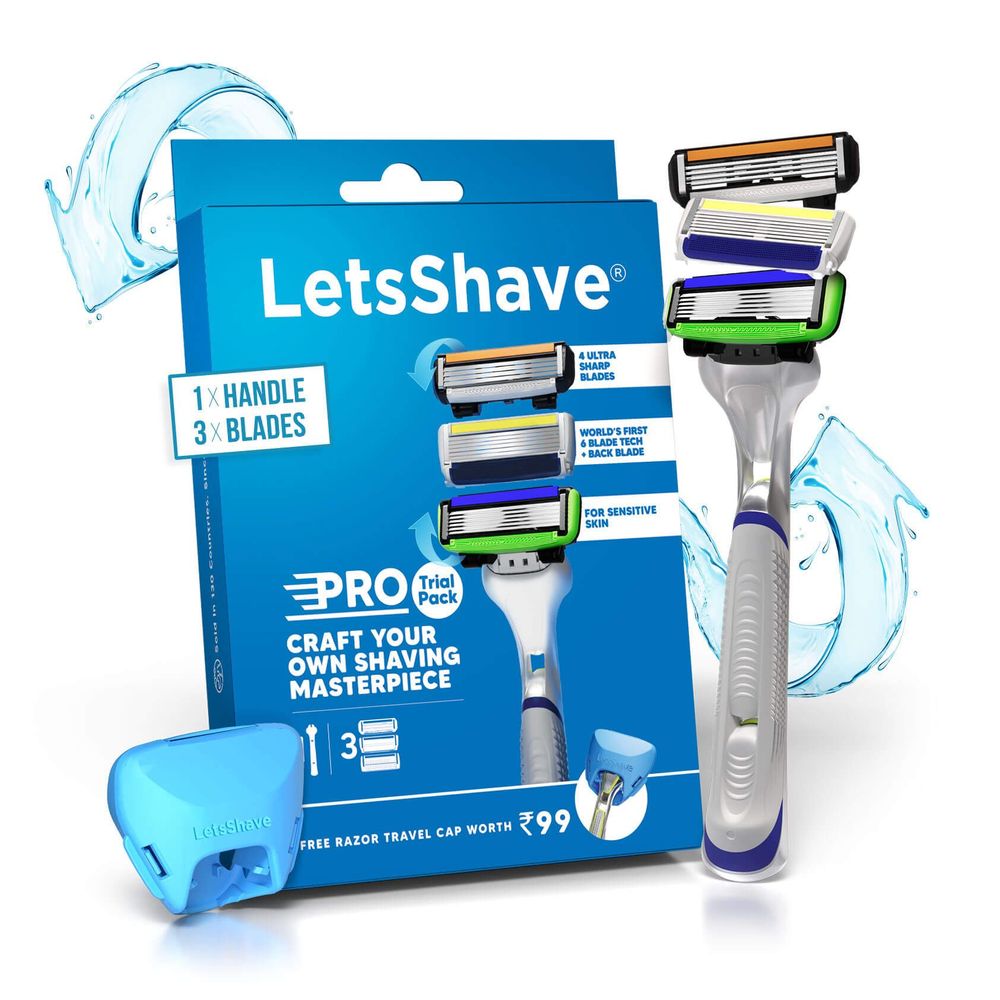 LetsShave Pro - Trial Pack ( Try All Our Best Blades )
