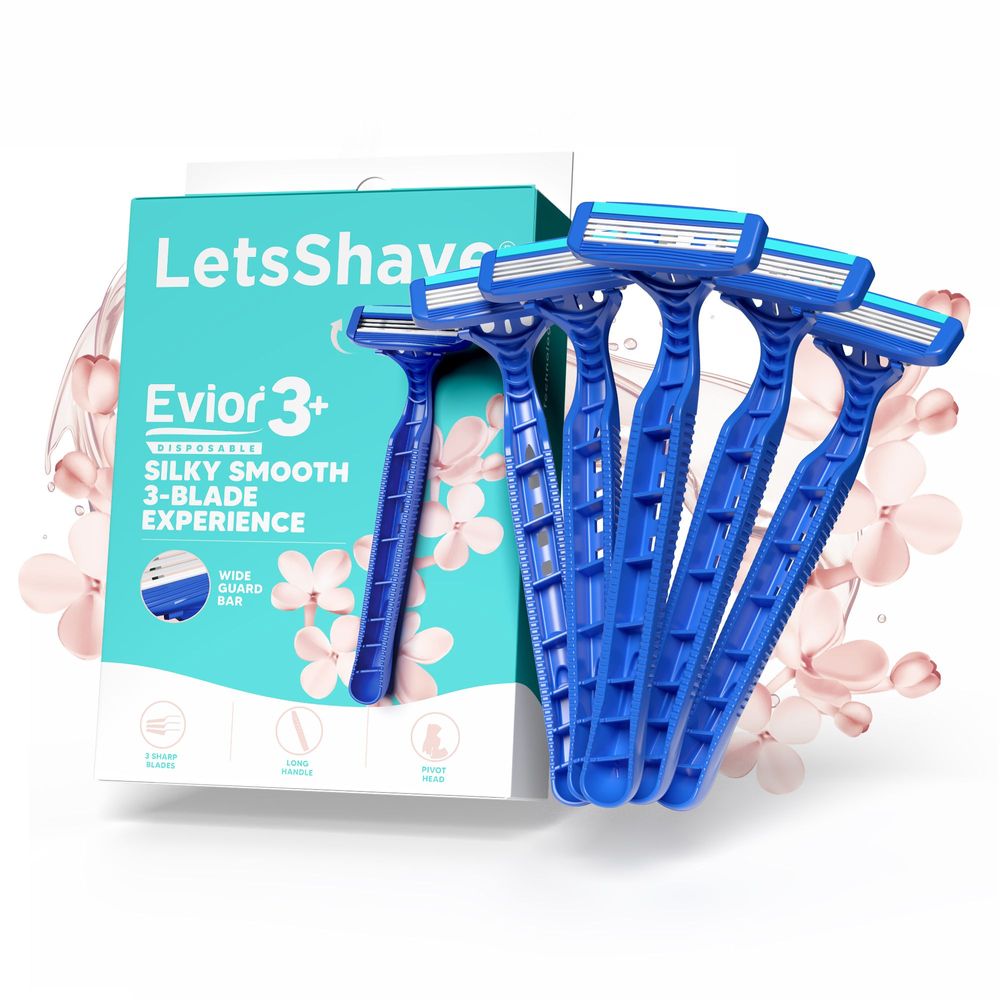 Evior 3 Plus Disposable Razor (Pack of 5)