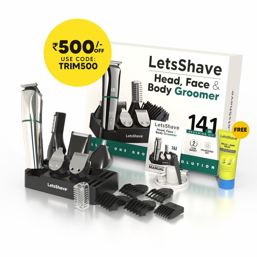 Head, Face, Body, Balls & Feet Groomer for Men