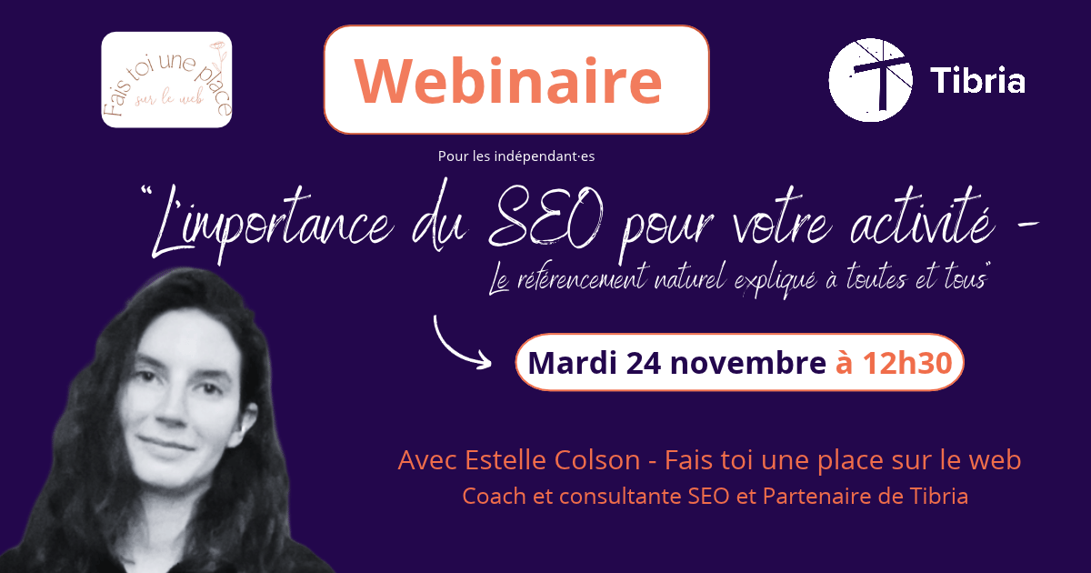 "SEO et visibilité" avec Estelle COLSON
