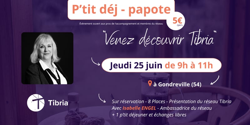 P'tit déj papote réseau Tibria à Gondreville (54) avec Isabelle ENGEL