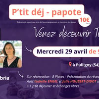 P'tit déj papote réseau Tibria avec Isabelle ENGEL et Julie HOUBERT-DIDOT