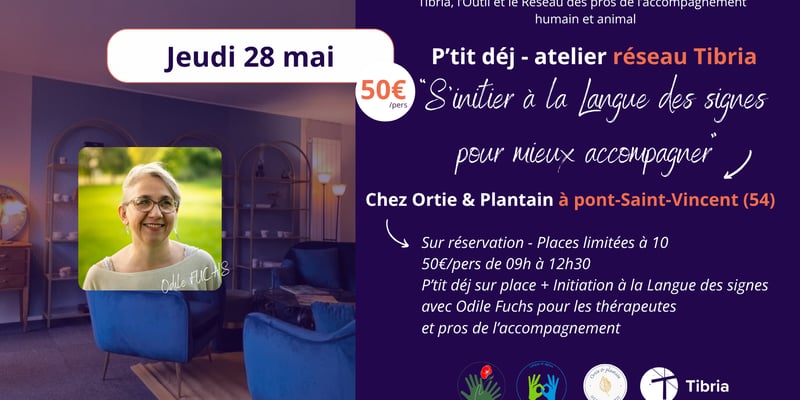 “S’initier à la Langue des signes pour mieux accompagner” avec Odile FUCHS chez Ortie & Plantain (54)