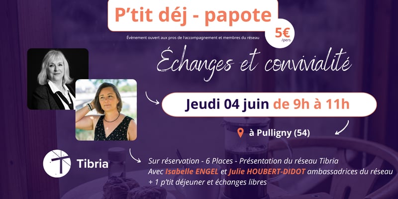 P'tit déj papote réseau Tibria à Pulligny (54)