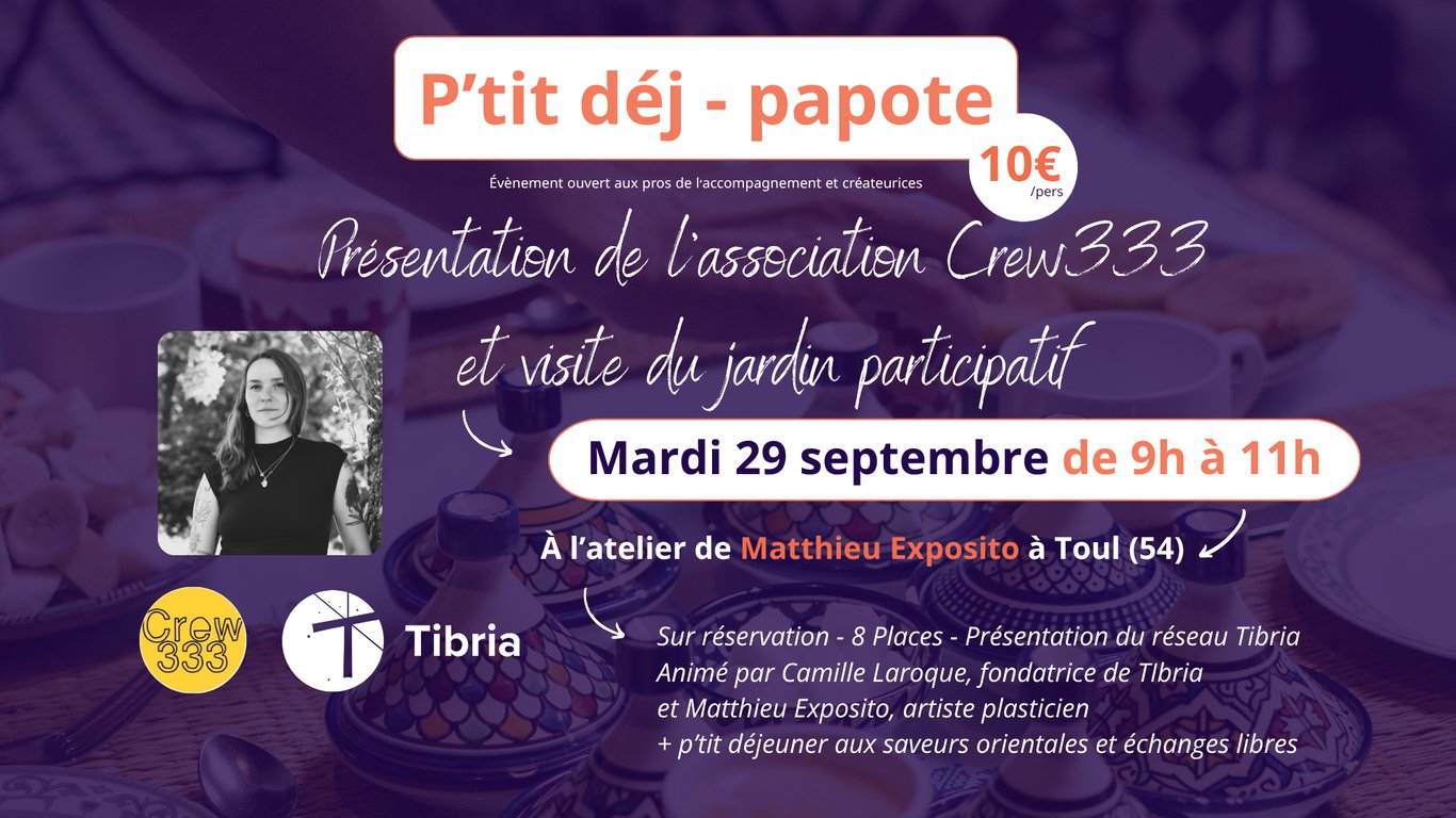 P'tit déj papote réseau Tibria à Toul (54)