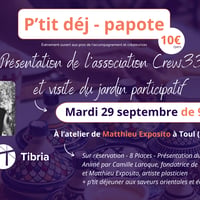 P'tit déj papote réseau Tibria à Toul (54)