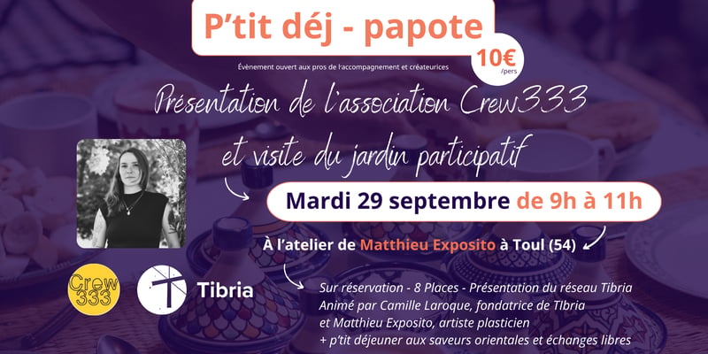 P'tit déj papote réseau Tibria à Toul (54)
