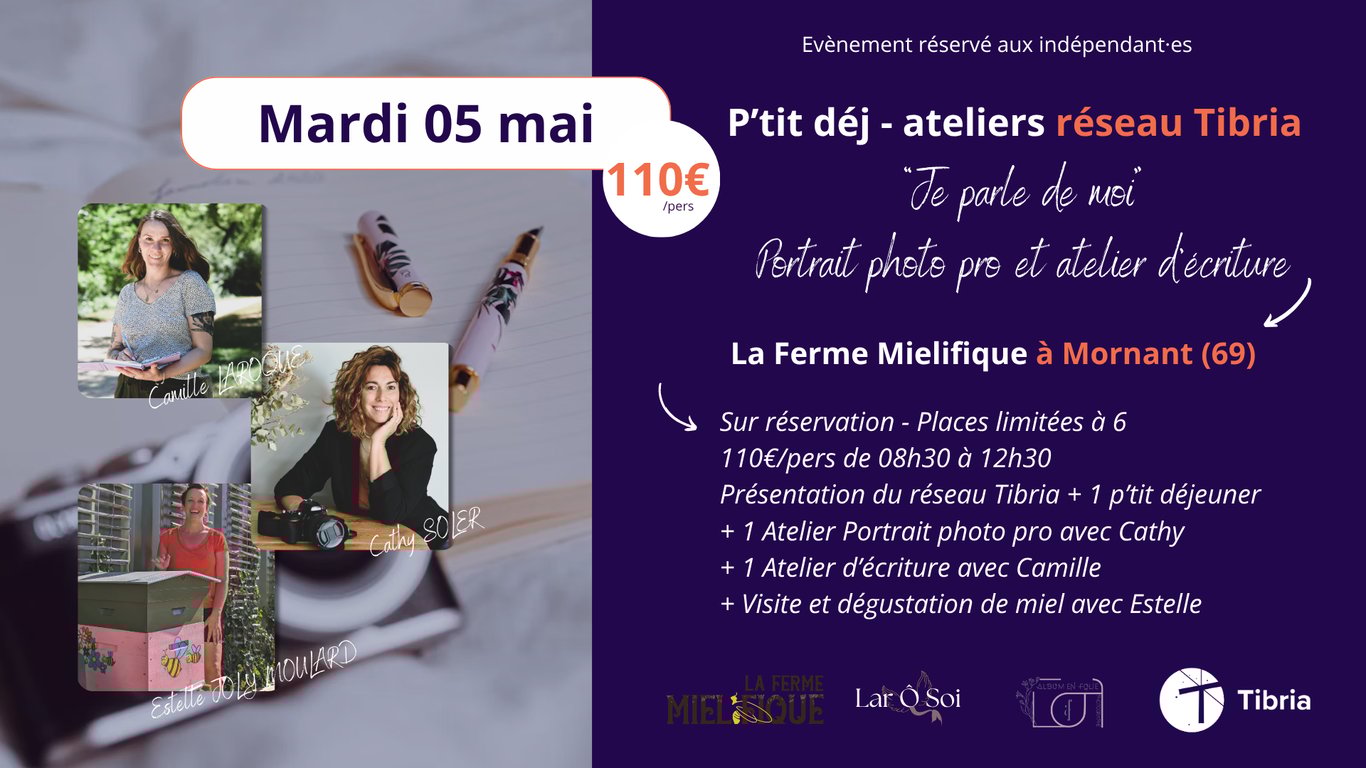  "Je parle de moi" Portrait photo pro et atelier d'écriture à Mornant (69)