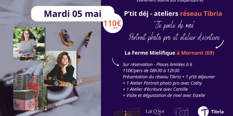  "Je parle de moi" Portrait photo pro et atelier d'écriture à Mornant (69)