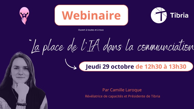 "La place de l'IA dans la communication" avec Camille LAROQUE