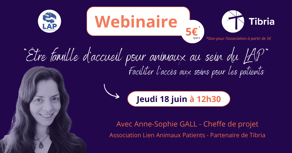 "Être famille d'accueil pour animaux au sein du LAP" avec Anne-Sophie GALL