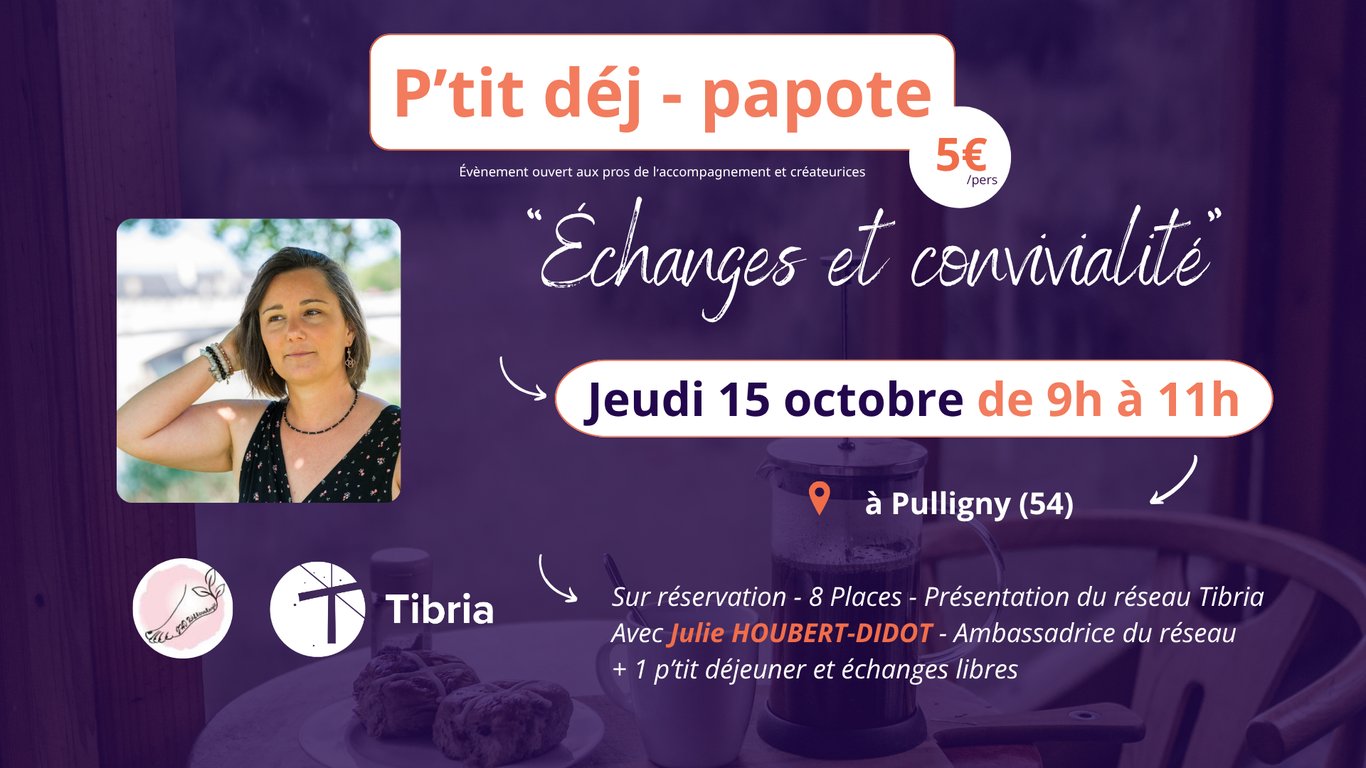 P'tit déj papote réseau Tibria à Pulligny (54)