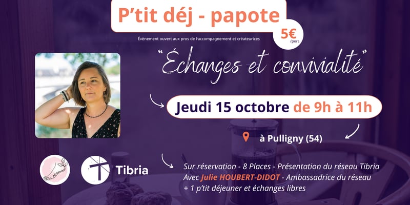 P'tit déj papote réseau Tibria à Pulligny (54)