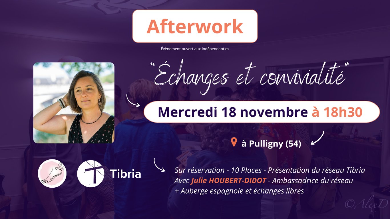 Afterwork avec Julie HOUBERT-DIDOT