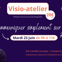 "Communiquer simplement sur Instagram - Renforcement"  avec Camille LAROQUE
