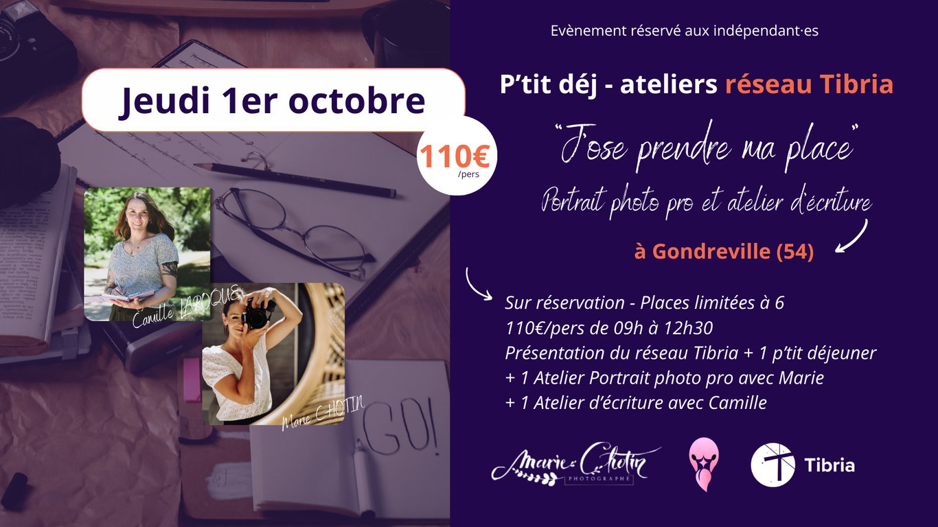 P'tit-déj ateliers "J'ose prendre ma place" avec Camille et Marie