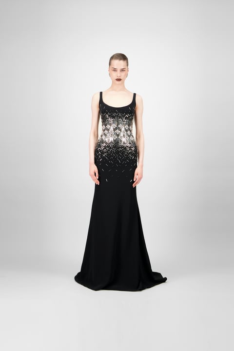 Embellished Long Dress