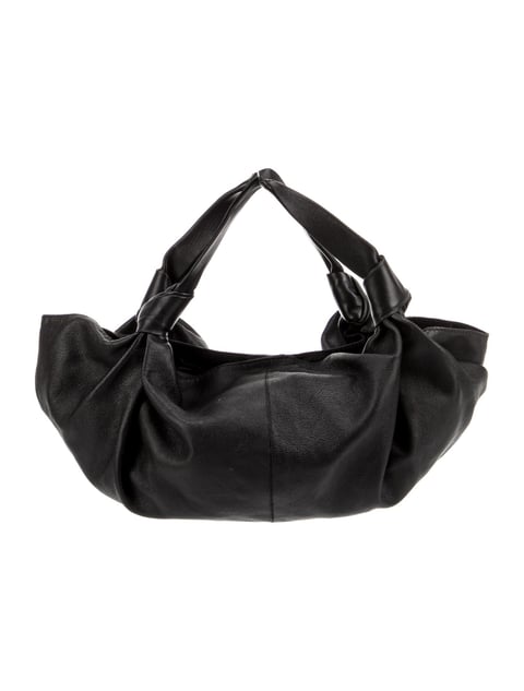 Leather Mini Ascot Handbag Mini