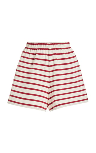 Hugo Striped Cotton Shorts