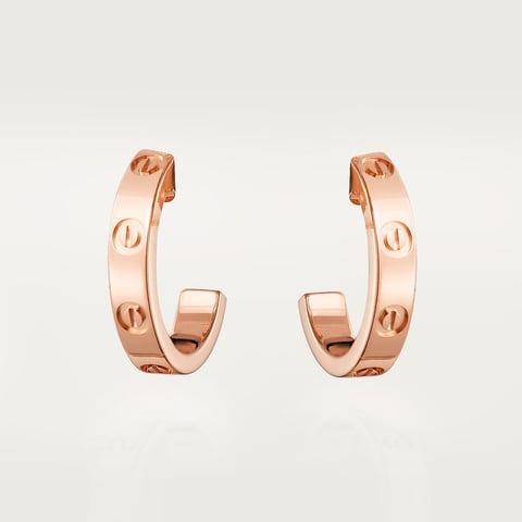 #LOVE# hoop earrings, small model