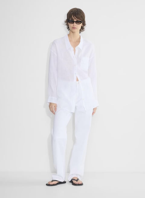 relaxed linen shirt