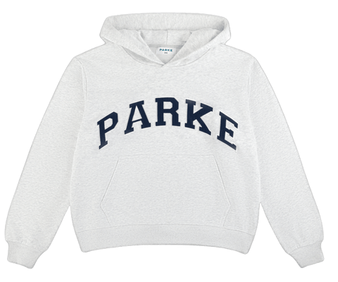 OG Varsity Hoodie Sweatshirt - Classic Grey + Denim