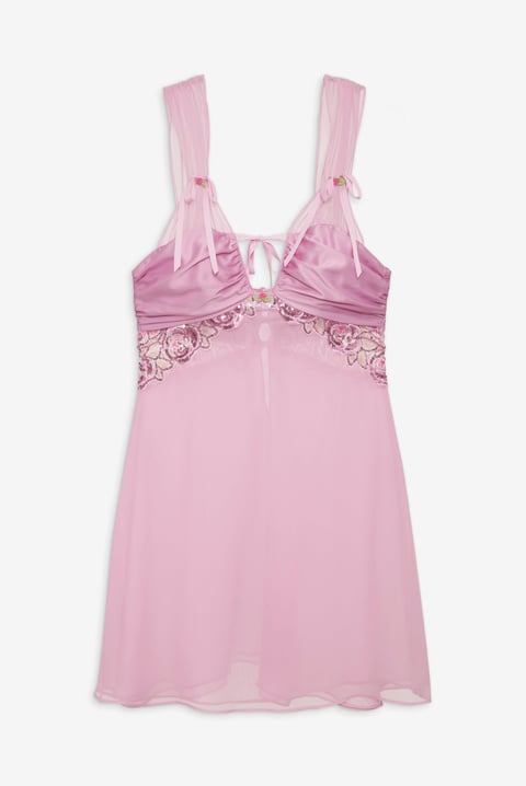 Doreen Slip Dress — Pink
