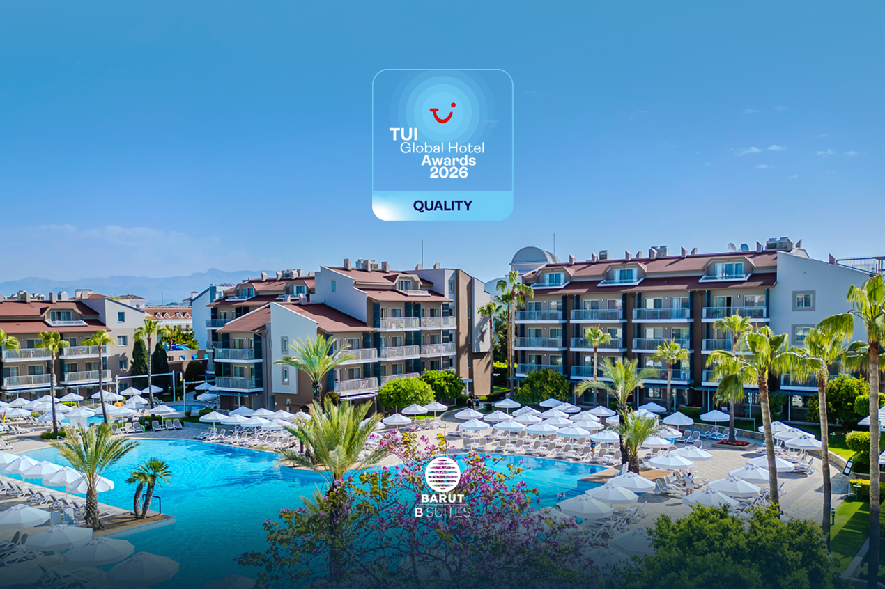 TUI Global Hotel Awards 2026 Quality Hotel Ödülü Barut B Suites’in