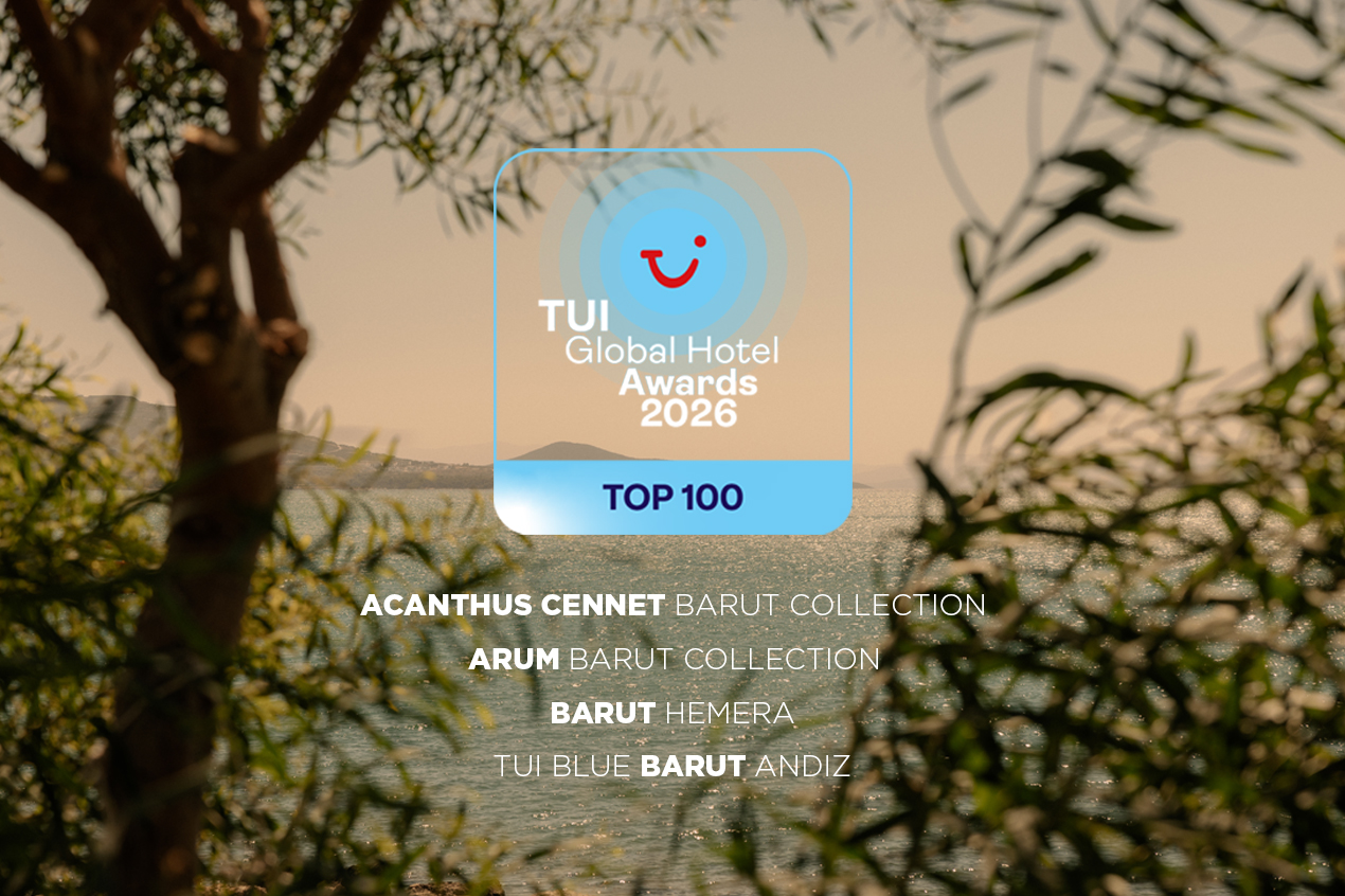 Barut Hotels feiert globalen Erfolg mit Aufnahme in die TUI Global Hotel Awards Top-100-Hotelliste