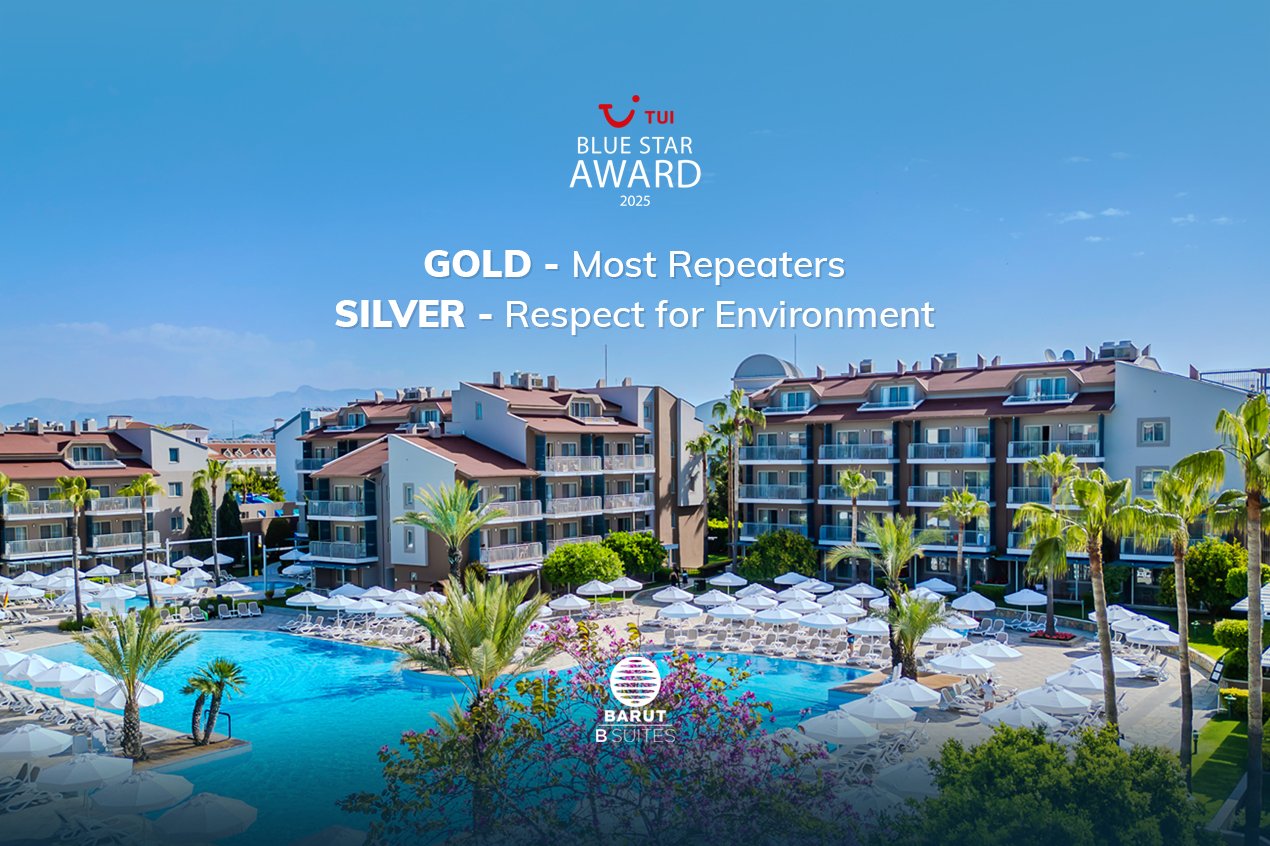 Barut B Suites получил премию TUI BLUE STAR AWARD 2025
