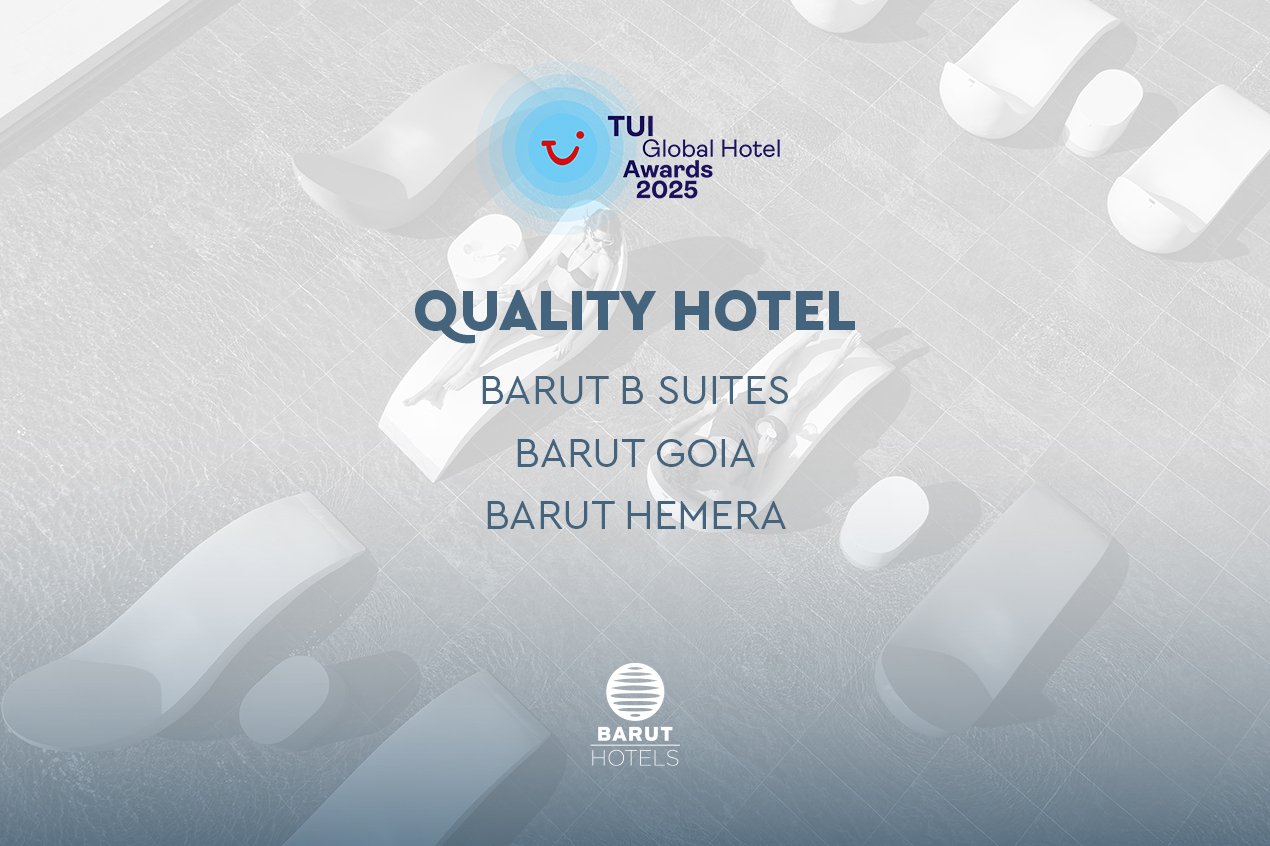 Barut Hotels hat neue TUI Global Hotels Awards in seine Sammlung aufgenommen