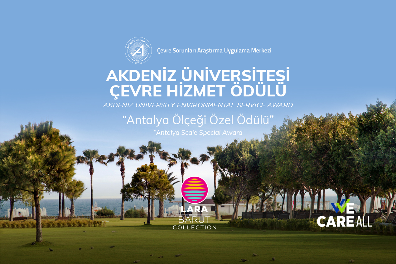 Lara Barut Collection Akdeniz Üniversitesi Çevre ödülünü aldı