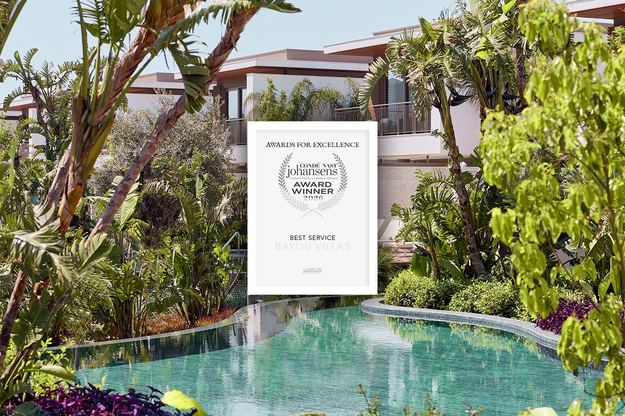 Bayou Villas Wins Best Service Award at Condé Nast Johansens