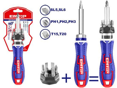8 Pcs ratchet screwdriver set