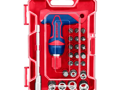 24 Pcs T-handle wrench screwdriver set