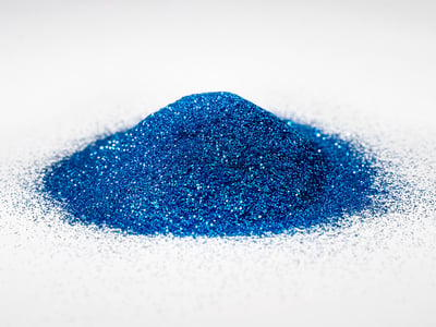 ԿԱՊՈՒՅՏ փոշի-փայլային գունանյութ (BLUE GLITTER POWDER)