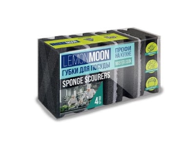 Սպասք լվանալու սպունգ L010 Lemon Moon