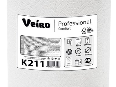 Թղթե սրբիչ գլանաձև Veiro Professional K211