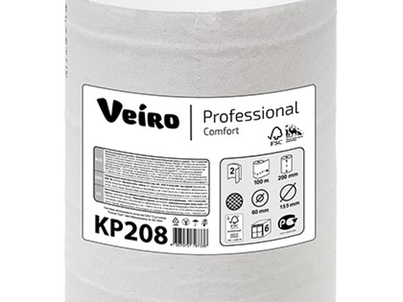 Թղթե սրբիչ գլանաձև Veiro Professional KP208