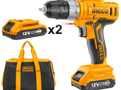 INGCO CDLI1222 Ձեռքի էլ. Պտուտակիչ 2 մարտկոցով 12V