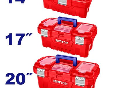 3 Pcs plastic tool boxes set
