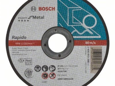 Սկավառակ կտր125*1-22,23մմ metal Bosch E004826