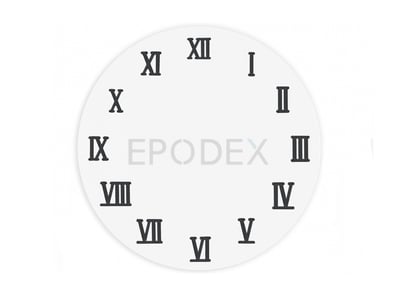 Ժամացույցի հռոմեական թվանշաններ (2սմ) — ՍԵՎ