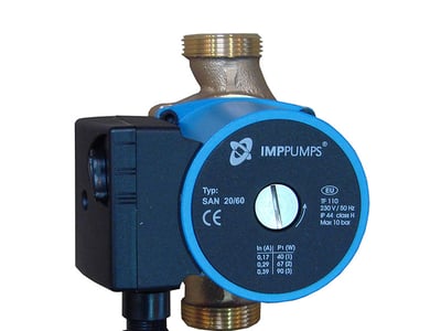 IMP Pumps ջրի պոմպ շրջանառու՝ SAN 15/60-130 — SAN 25/60-130 — SAN 25/70-130