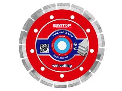 Diamond disc for concrete cutting laser welded rim