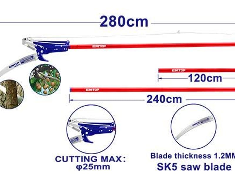 Extendable pole saw & pruner